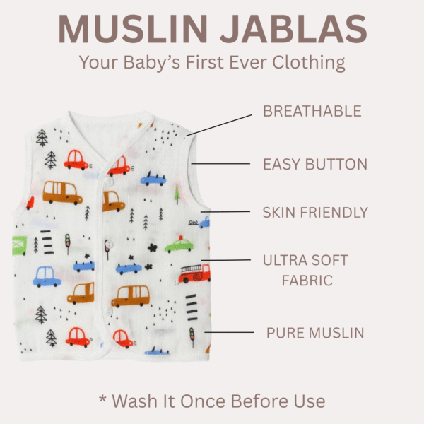 Premium Quality Muslin Jabla Set - Image 2