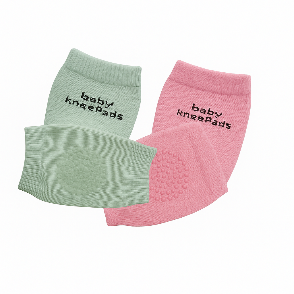 Baby Dotted Knee Pads – Pack of 2 | Soft, Stretchable & Anti-Slip Crawling Protectors for Babies | Nanhaa Wear
