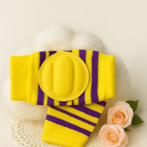 Baby Knee Pads for Crawling With Stripe Pattern