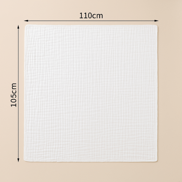 Baby Super Soft Absorbent Muslin 6 Layer Bath Towel | 100X100 CM | - Image 10