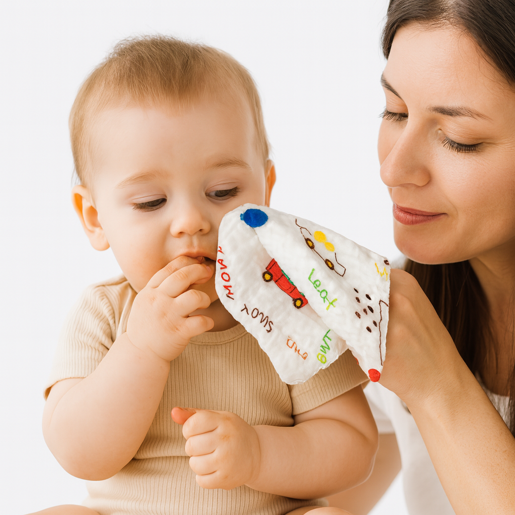 Premium Ultra-Soft Baby Face Napkin 25cm × 25cm — 100% Pure Cotton | Gentle & Absorbent | Nanhaa Wear - Image 4