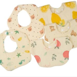 Newborn Feeding Muslin Bibs