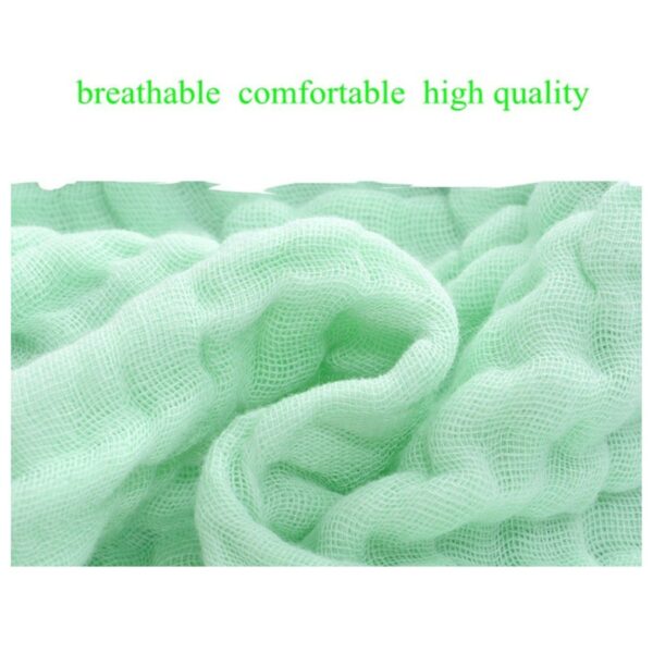 Cotton Soft Muslin 25*25cm Baby Face Napkeen Solid Colour - Image 5