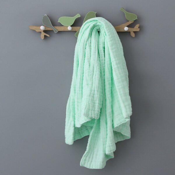 Baby Super Soft Absorbent Muslin 6 Layer Bath Towel | 100X100 CM | - Image 3