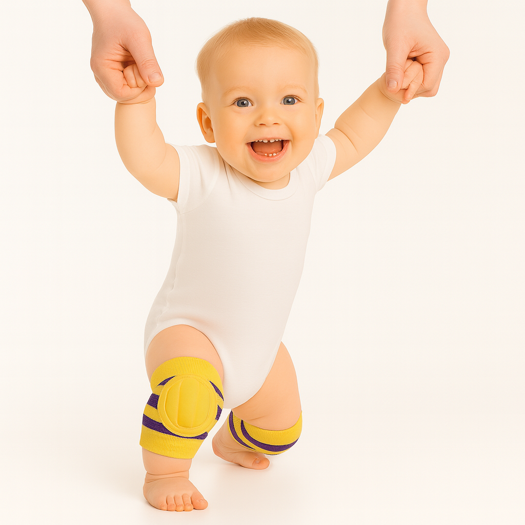 Premium Baby Stripe Knee Pads – Soft, Stretchable & Anti-Slip Protection | Nanhaa Wear - Image 5