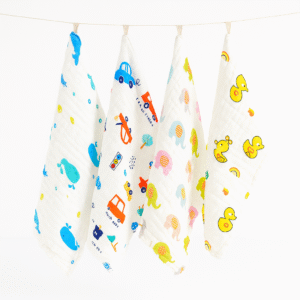 Premium Baby Burp Cloth 25cm × 50cm | Ultra-Soft, Super Absorbent Cotton Shoulder Cloth | Newborn Essentials | Nanhaa Wear