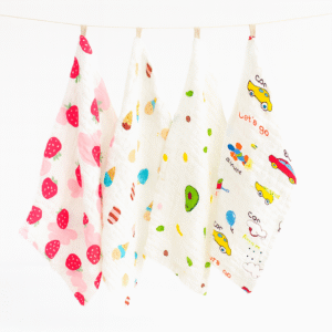 Premium Baby Burp Cloth 25cm × 50cm | Ultra-Soft, Super Absorbent Cotton Shoulder Cloth | Newborn Essentials | Nanhaa Wear