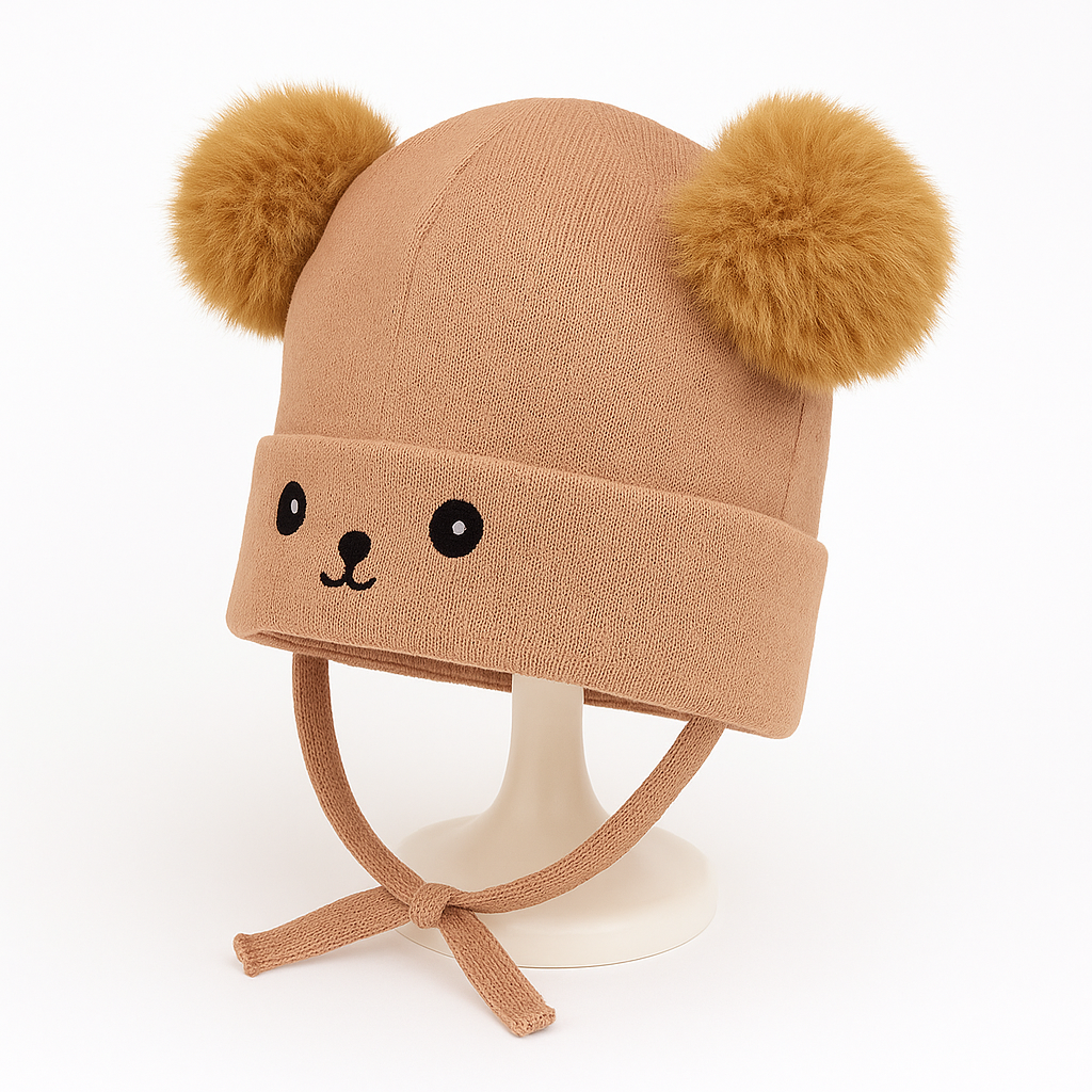 Ultra-Soft Baby Woolen Cap | Warm & Cozy Winter Hat with Cute Design | Newborn to 12 Months | Nanhaa Wear - Image 2