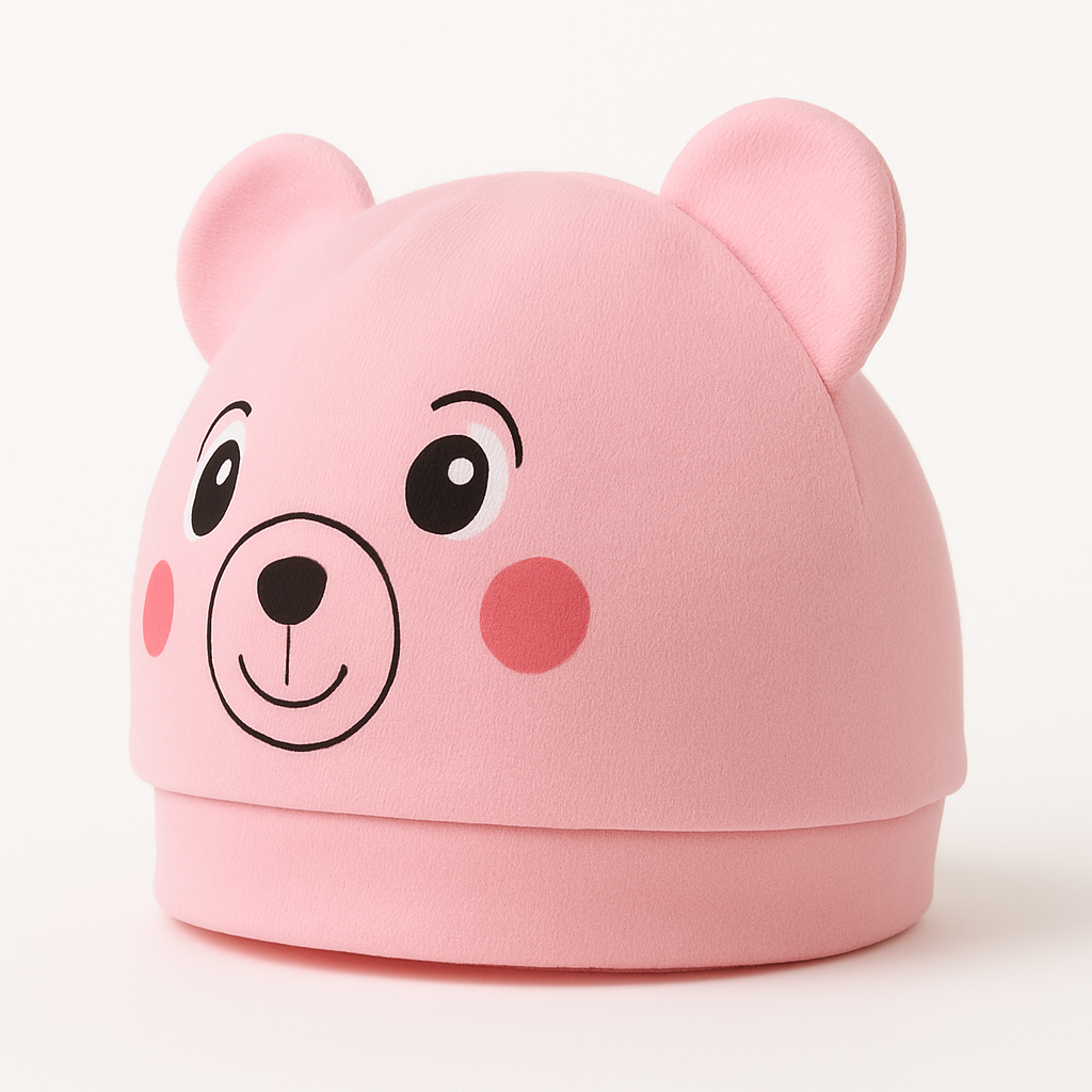 Soft Baby Stretch Cap for 0–3 Months | Ultra-Comfortable, Breathable Newborn Beanie | Gentle Cotton Fabric | Nanhaa Wear - Image 3