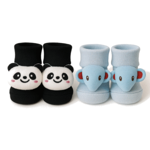 Premium Soft Cotton Baby Booties | Anti-Slip, Ultra-Comfort Fit | Newborn to 12 Months | Nanhaa Wear