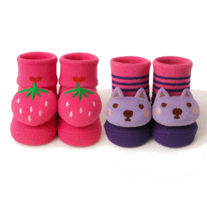 Premium Soft Cotton Baby Booties | Anti-Slip, Ultra-Comfort Fit | Newborn to 12 Months | Nanhaa Wear